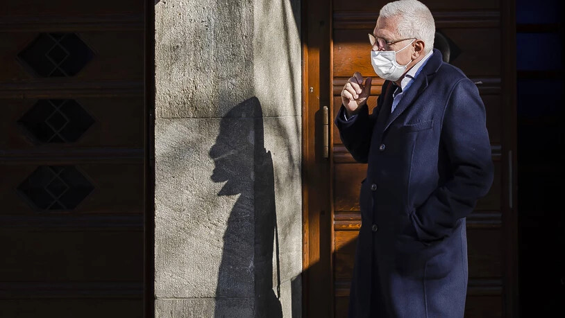 Der ehemalige Raiffeisenchef Pierin Vincenz am zweiten Prozesstag.