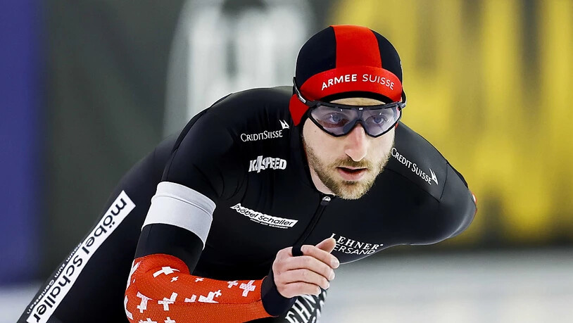 Livio Wenger strebt im Massenstartrennen zum Ende der Spiele eine Medaille an