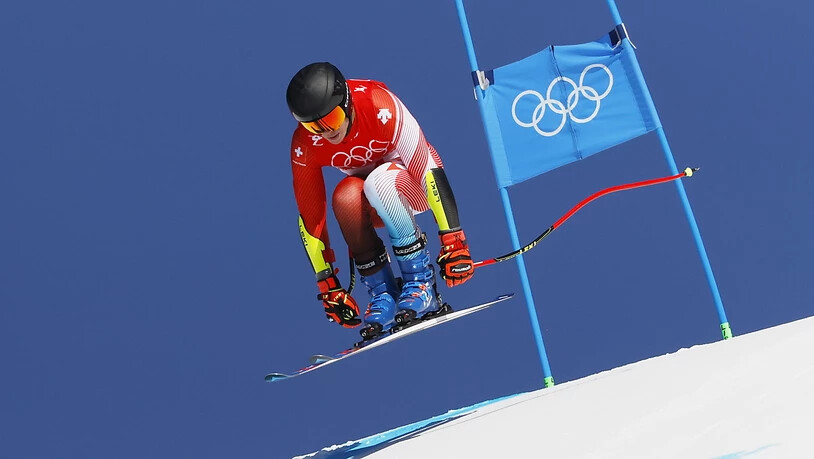 Gino Caviezel kommt im Gegensatz zu Marco Odermatt und Beat Feuz ins Ziel, doch der Bündner verpasst den Vorstoss in die Top 15