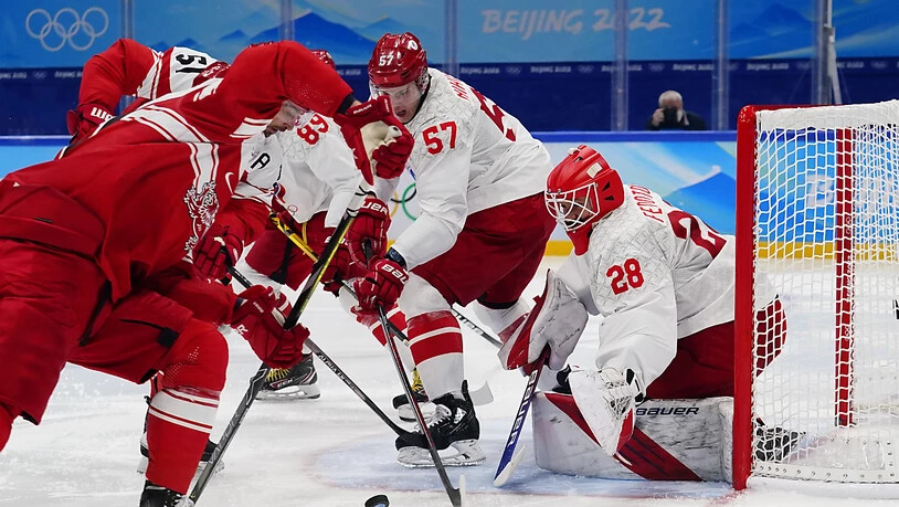 Der russische Keeper Iwan Fedotow liess sich auch von den Dänen nicht bezwingen