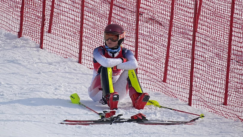 Am Boden statt auf dem Podium: Für Mikaela Shiffrin sind die Winterspiele bislang eine grosse Enttäuschung