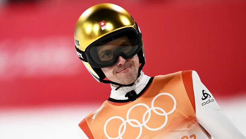 Simon Ammann bei seinen siebten Olympischen Spielen
