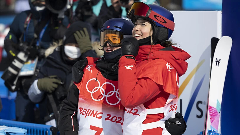 Mathilde Gremaud und Eileen Gu fiebern mit
