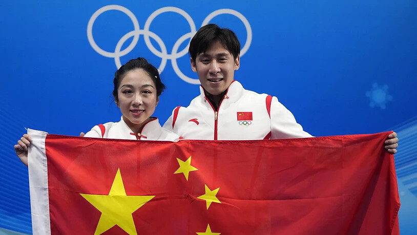 Die Paarläufer Sui Wenjing/Han Cong hielten dem enormen Druck stand
