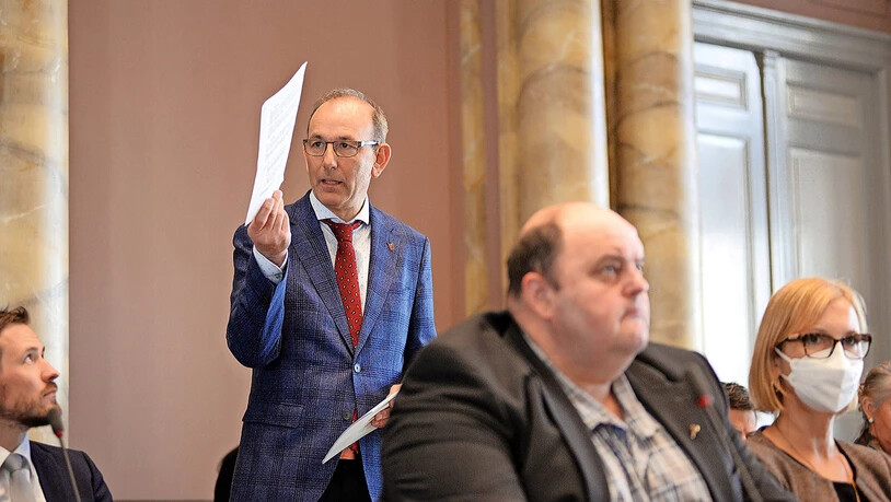 «Das kann doch nicht sein»: Kaspar Krieg kritisiert, das Projekt gehe verschwenderisch mit dem Boden um.