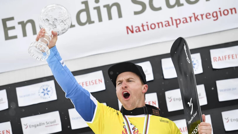 Oben angekommen: Galmarini krönt seine starke Saison 2017/2018 und gewinnt den Parallelweltcup der Snowboarder.