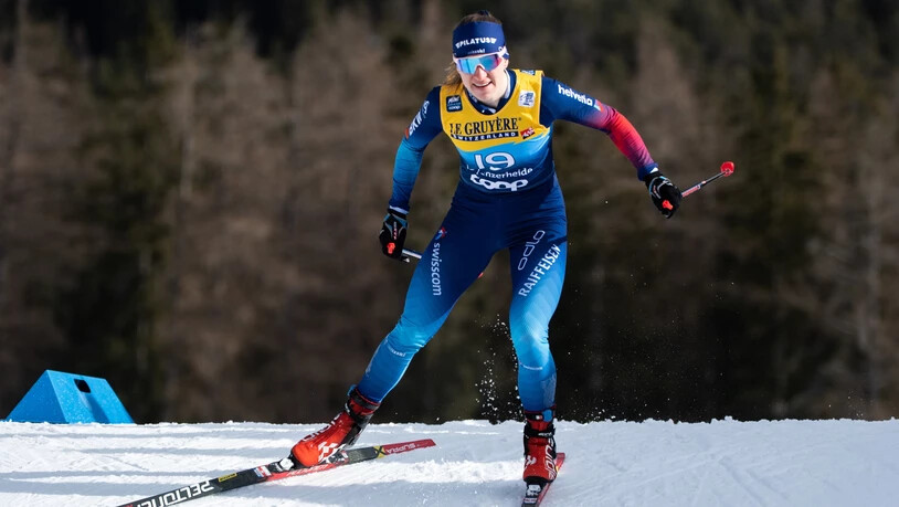Nadine Fähndrich gelingt beim Weltcupfinale in Falun eine weitere Top-5-Platzierung