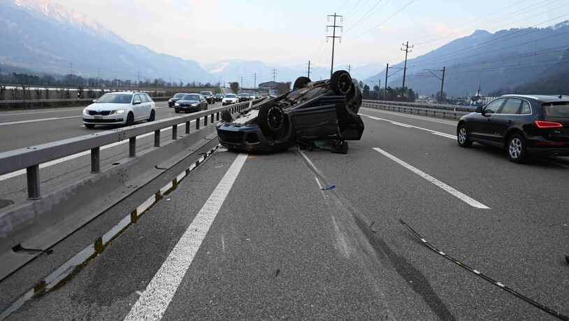 Zum Stillstand: Das Auto des 70-jährigen überschlug sich.