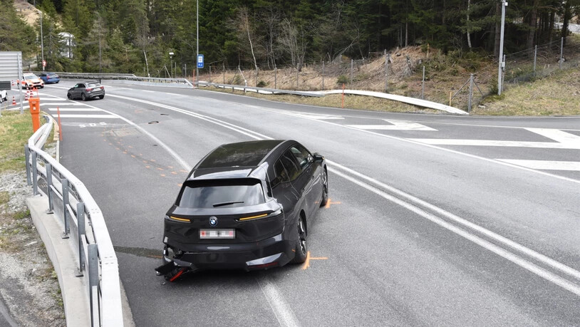 Auf der N13: Der Unfall ereignete sich am Samstagvormittag gegen 11 Uhr. 
