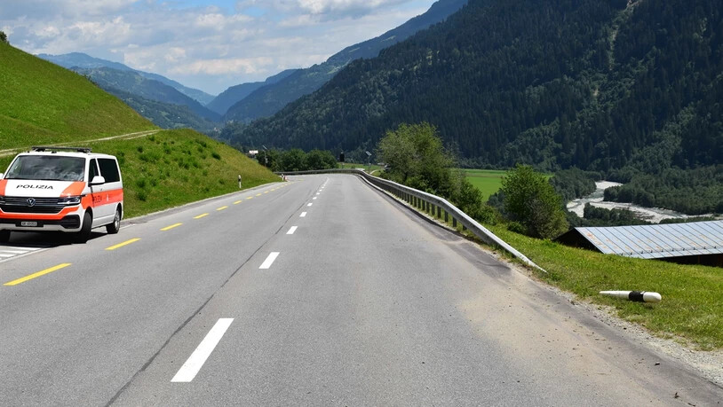 In Sumvitg: Zum Unfall kam es am Sonntag gegen 12.30 Uhr .