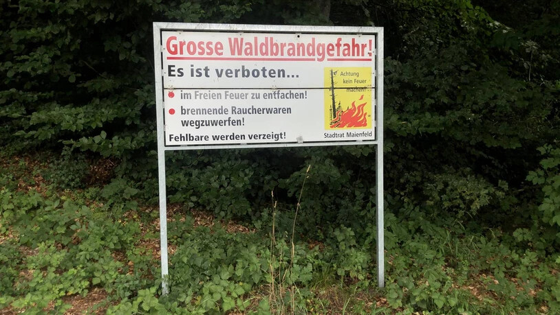 Feuerverbot: Auch weiterhin darf im Glarnerland kein Feuer entfacht werden.