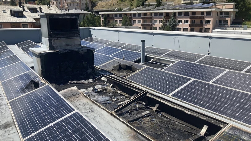 Brand auf dem Dach: Wie viel Schaden das Feuer hinterlassen hat, kann noch nicht beziffert werden.