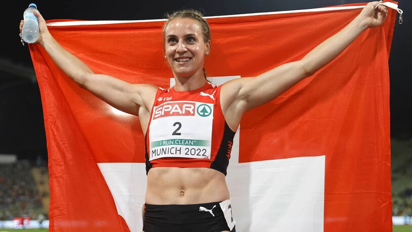 Grosse Freude: Annik Kälin jubelt über EM-Bronze in München.