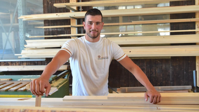 «Ich fühle mich besser denn je»: Zimmermann Adrian Elmer ist bereit für das «Eidgenössische» in Pratteln. 