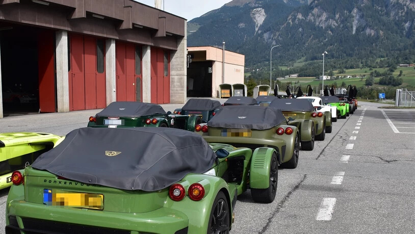 Rassige Autos: Vier Personen fuhren straffällig schnell.