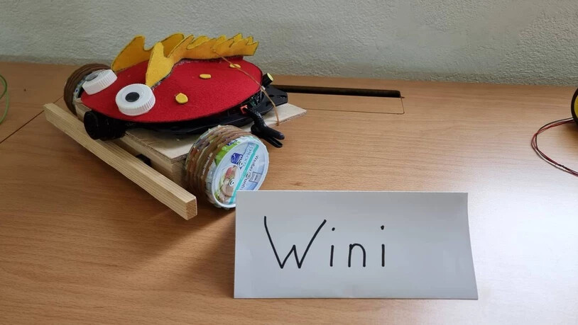 Der Roboter in Form eines Stachelrochens hat das Schlussduell gewonnen.