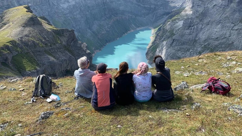 Jrmi Pellegrina zeigt uns ihre Aussicht auf den Muttsee.