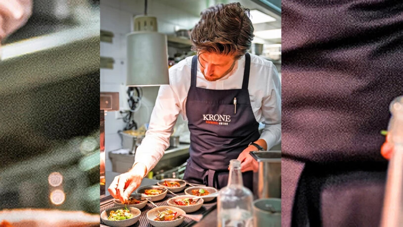 Neuer Bündner Star: James Baron am Herd in La Punt.