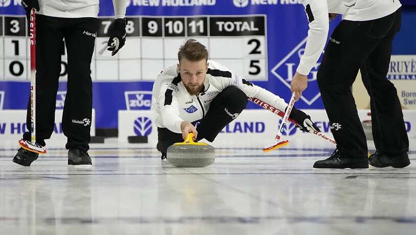 Skip Yannick Schwaller kommt gut ins EM-Turnier hinein