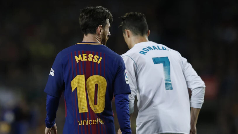 Ein Bild aus der Vergangenheit: Als die beiden Fussballstars Lionel Messi und Cristiano Ronaldo sich noch auf höchstem Niveau duellierten.