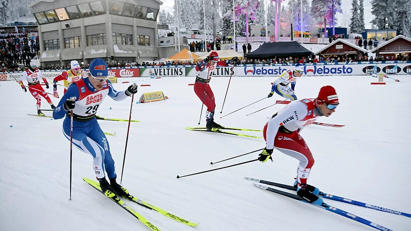 Hier führt Valerio Grond (rechts) in seinem Viertelfinal-Lauf das Feld noch an