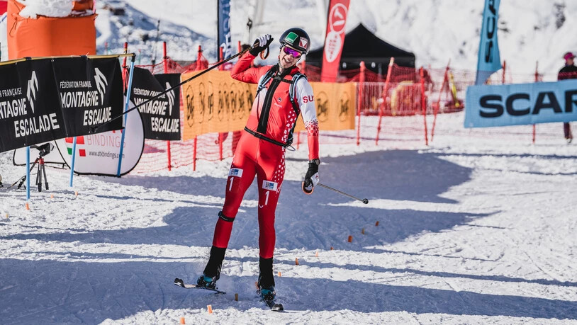 Sieger im ersten Rennen: Arno Lietha triumphiert in Val Thorens in der Disziplin Sprint.