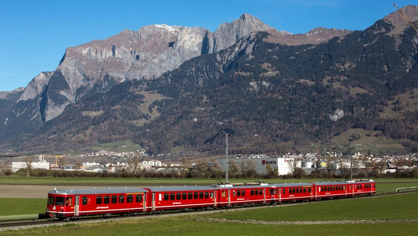 Tempi passati: Bis vor wenigen Jahren prägten diese Züge das Bild der S-Bahn im Churer Rheintal, und das während fast eines halben Jahrhunderts. 