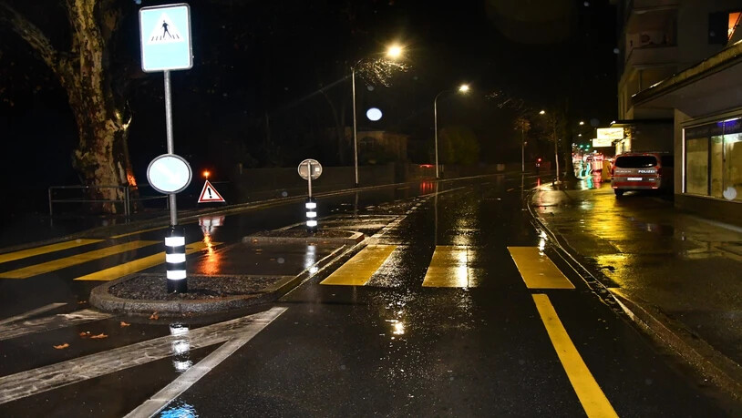 Kurz nach 18 Uhr in Chur: Bei einem Fussgängerstreifen auf der Masanserstrasse kommt es zu einem Unfall.