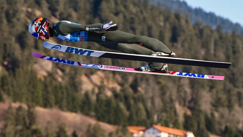 Auch an der Vierschanzentournee ist es nicht winterlich weiss