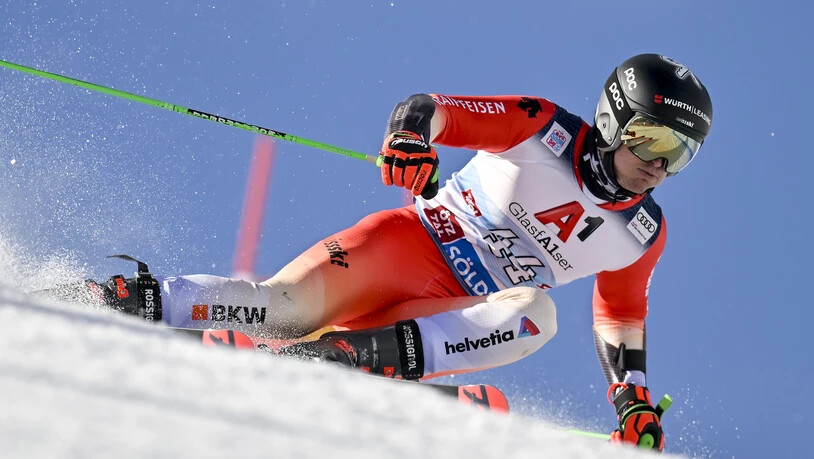 Ehrgeizig: Der Bündner Livio Simonet umkurvt in Sölden ein Tor. 