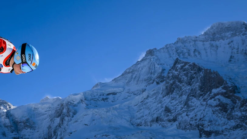 Vor grandioser Bergkulisse: Stefan Rogentin und seine Teamkollegen fahren an diesem Wochenende in Wengen.