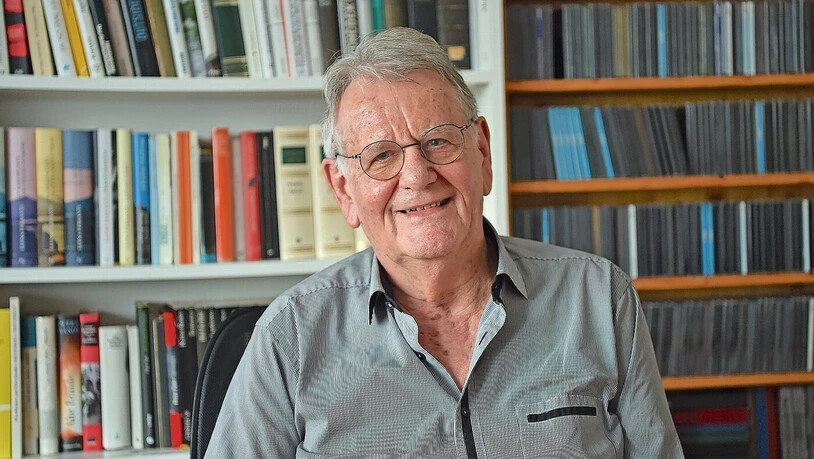 Von Drehbüchern zur Autobiografie: Horst Züger freut sich über sein erstes Buch. 