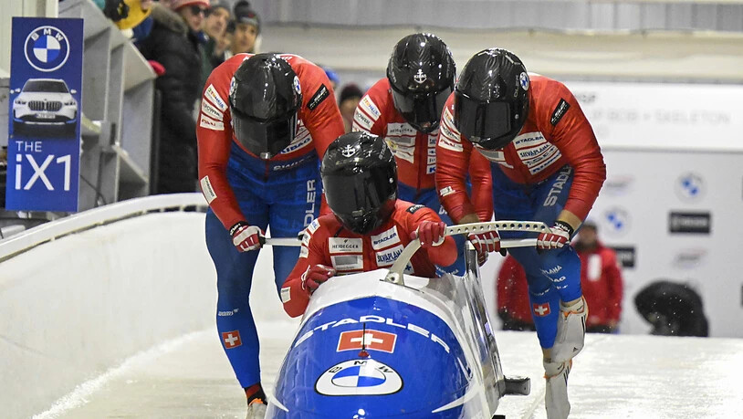 Cédric Follador aus Bever überzeugte in dieser Saison mit dem Vierer und kommt am zweiten Wochenende mit dem grossen Schlitten zu einem echten Heimspiel