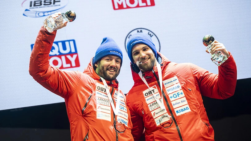 Geglückter Start in die 20. WM in St. Moritz: Am letzten Sonntag gewannen Michael Vogt und Sandro Michel die Bronzemedaille im Zweier. Am kommenden Wochenende haben sie mit dem grossen Schlitten eine zweite Chance