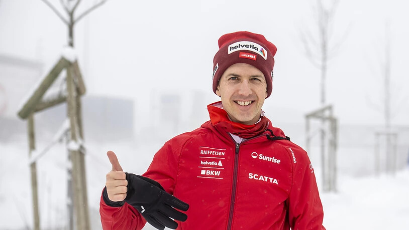 Daumen hoch bei Simon Ammann: Seine 12. WM gelang ihm in Planica viel besser als erwartet.