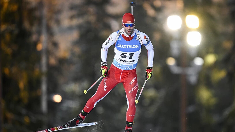 Serafin Wiestner läuft dank hervorragender Vorarbeit von Sebastian Stalder und Niklas Hartweg vorübergehend an der Spitze