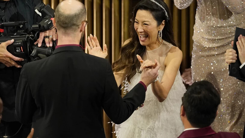 Sie war die große Favoritin: Michelle Yeoh gewinnt einen Oscar als beste Hauptdarstellerin. Foto: Chris Pizzello/Invision/AP