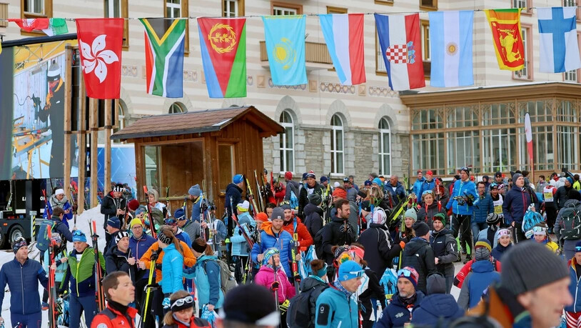 Viele Nationen: Aus jensten Ländern sind Athletinnen und Athleten am Engadin Skimarathon dabei.