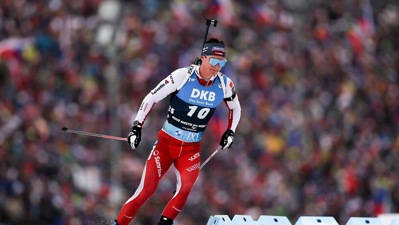 Niklas Hartweg skatet um die Kurve. In Oslo büsst er auf die Besten in der Loipe mehr Zeit ein als noch zu Saisonbeginn. (Archivaufnahme).