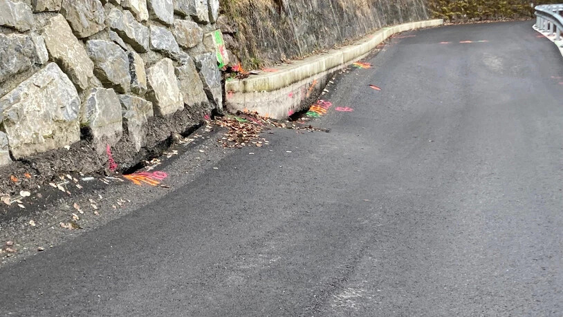 Der erste Rutsch in diesem Jahr ereignete sich im April.