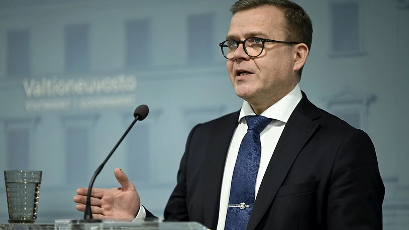 FILED - Der finnische Premierminister Petteri Orpo schließt weitere Grenzschließungen nicht aus. Photo: Emmi Korhonen/Lehtikuva/dpa