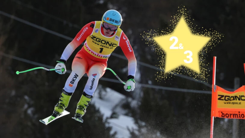 Statt gemütliche Tage in Lenzerheide: Stefan Rogentin rast kurz nach Weihnachten über die Pista Stelvio von Bormio. 