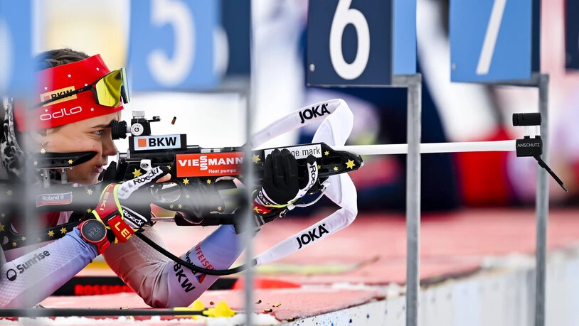 Treffsicher: Lea Meier räumt alle Scheiben ab. 