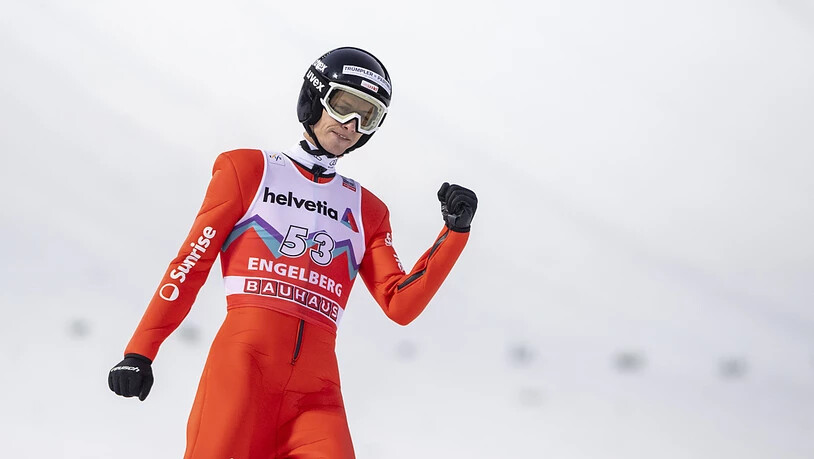 Die Faust zeigt es: Gregor Deschwanden ist mit dem Start in den Weltcupwinter zufrieden