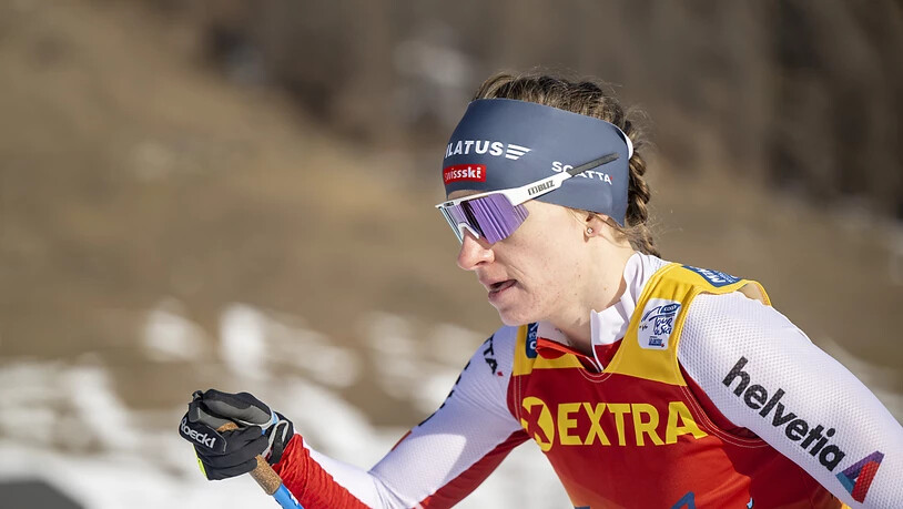 Nadine Fähndrich ist in der zweite Etappe der Tour de Ski in der klassischen Technik unterwegs (Archivaufnahme)