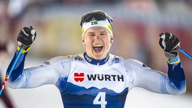 Freude über Rang 2: Edvin Anger ist zufrieden. 