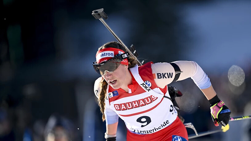 Lena Häcki-Gross hält in der erweiterten Weltspitze mit (Archivaufnahme)