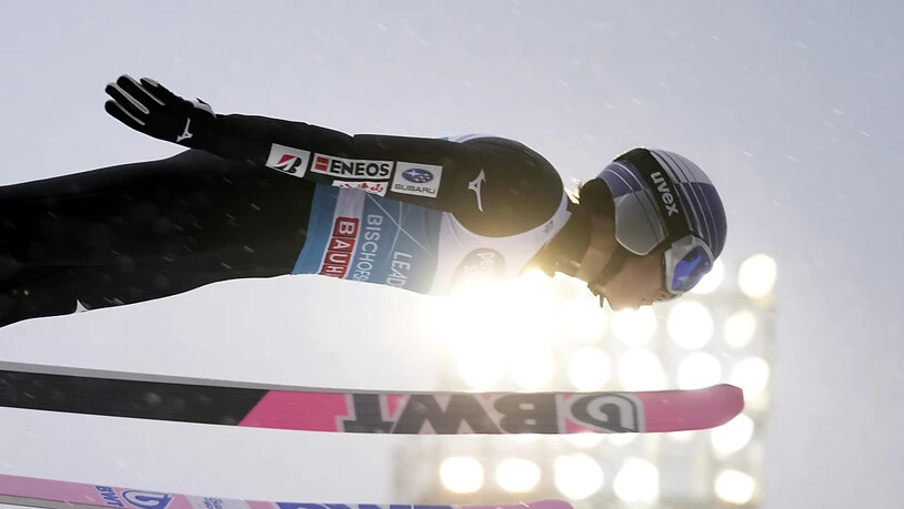 Fliegt im Scheinwerferlicht zum Gesamtsieg: Ryoyu Kobayashi