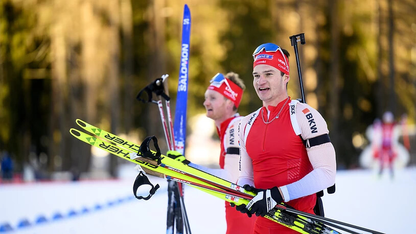 Niklas Hartweg (im Vordergrund) war massgeblich an der Aufholjagd der Schweizer beteiligt