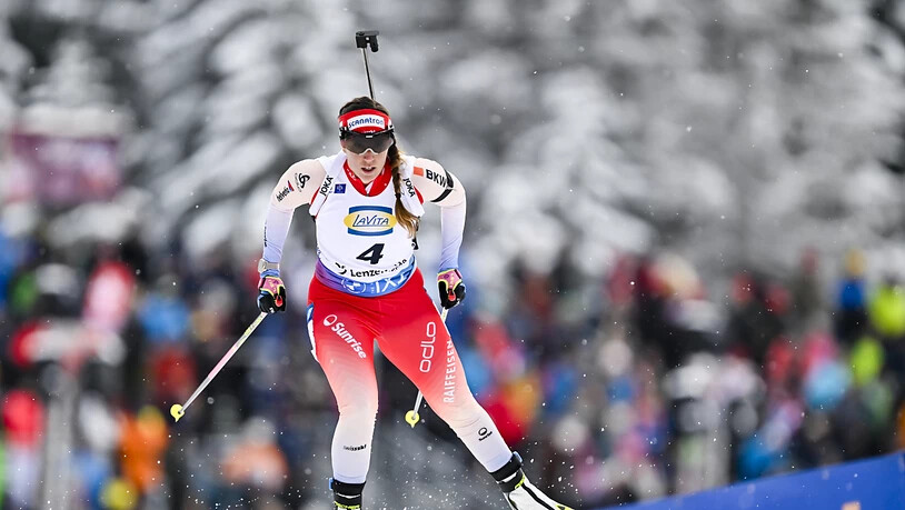 Lena Häcki-Gross überzeugte mit der Staffel